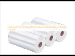 350mm 20mic Transparent Soft Touch Heat Laminating Protective Film Roll