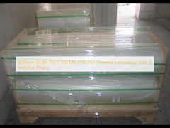 800mm Width 150 / 100 Mic EVA PET Thermal Lamination Film 3 Inch For Photo