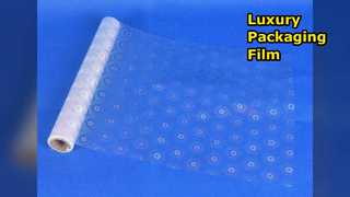 Luxury Gift Box Film Textured Glitter Frosted Embossing