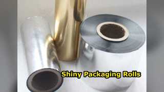 Silver Metalized BOPP Film Packaging Rolls