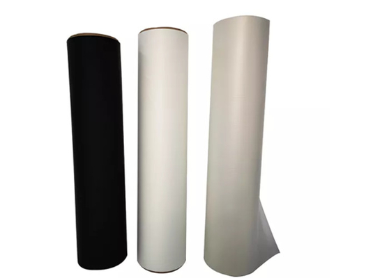30 Mic Grainable Matte Black Soft Touch Thermal Lamination Film For Paper Printing