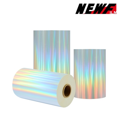 21mic Holographic Dazzling Thermal Lamination Film For Packaging Decoration