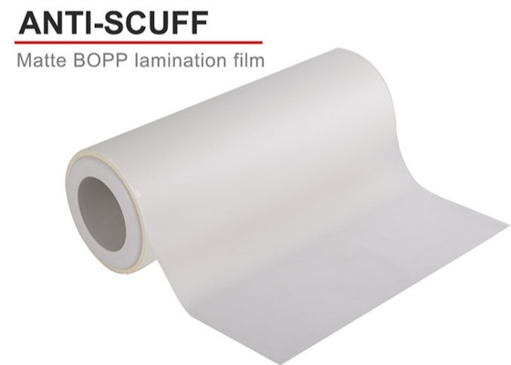 Durable Wear Resistant Stain Like Touch BOPP Thermal Lamination Film For Flexible Package