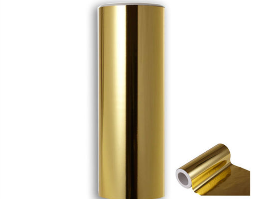 Gold Silver Excellent Metallic Luster Polyester Film PET Metallized Thermal Lamination For Printing Packaging