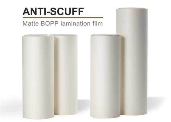 4000m 3 Inch Matte Bopp Anti Scuff Scratch Resistant Film For Hot Stamping
