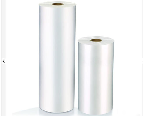 Good price High Gloss 3 Inch 15 Mic Double Sided Hot Laminating Film Corona BOPP Protective online