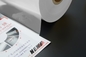 22mic Glossy EVA Glue PET Thermal Lamination Film Roll For Spot UV Printing