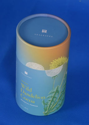 Cylinder Eco Friendly Packaging Boxes 2000GSM 3.5mm Cardboard Paper Tube Tea Packaging