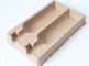 Biodegradable Brown Color Recycled Molded Paper Pulp Tray Packaging For Electronic Components Parts