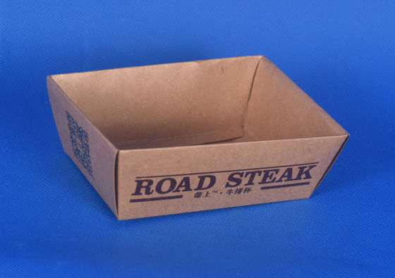 Disposable Take Out Fast Food Eco Friendly Packaging Boxes Biodegradable Kraft Paper