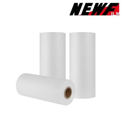 Good price Transparent Good Adhesion BOPP silky Touch Heat Lamination Film Roll Self Adhesive With EVA Glue online