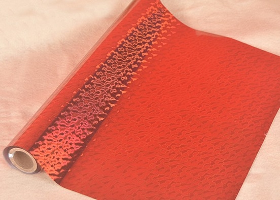Good price 1 Inch Paper Core Thermal Lamination Film Embossing Red Color Protective 1000m online
