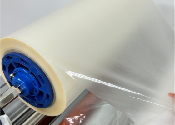 Good price No Film Lamination 23 Mic BOPP Matte Pre-coated Varnish Transfering Film For Boxes Packaging online
