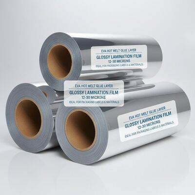 Good price EVA Hot Melt Glue Layer Glossy Lamination Film Rolls Thickness 12 to 30 Microns Ideal for in Packaging Labels and Materials online