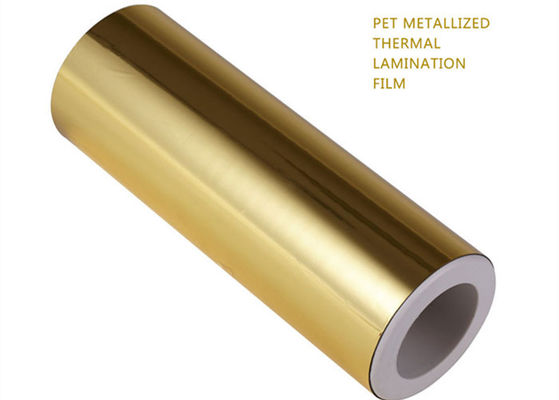 Good price PET Metalize Polyester Lamination Film Gold Sliver Finished 2800m online
