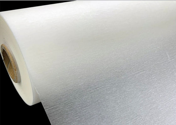 Good price Wiredrawing Textile Embossed Thermal Lamination Film With Luxury Visual For Packing Box online